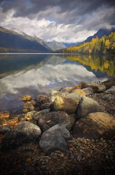 Photograph Roland Taylor Rocky Skies on One Eyeland
