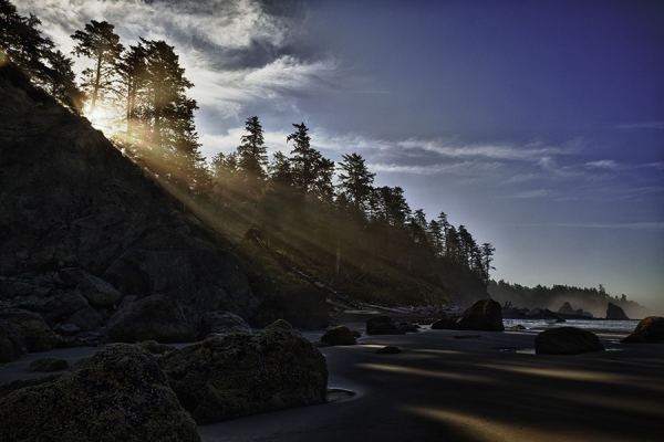 Photograph Ric Peterson Ruby Beach Sunrise on One Eyeland