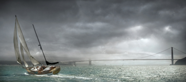 Photograph Chris Clor San Francisco Bay on One Eyeland