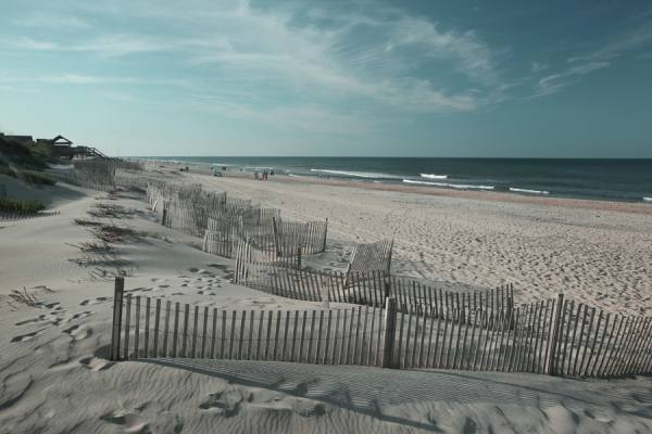 Photograph Chip Henderson Sand Fences on One Eyeland