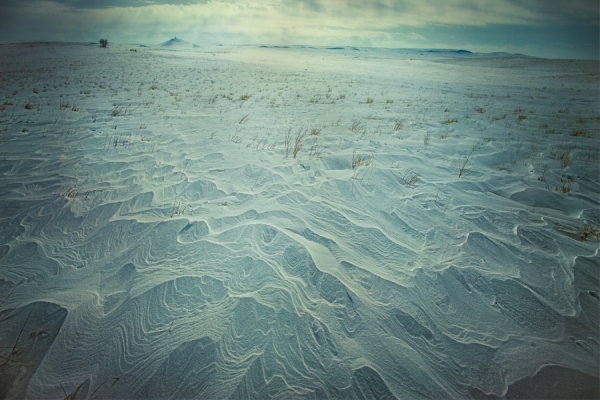 Photograph Charles Harris Snow Blown on One Eyeland