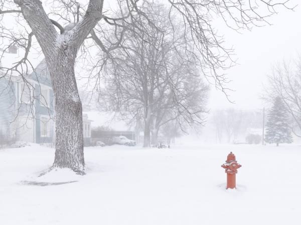 Photograph Jens Lucking Snowstorm I on One Eyeland
