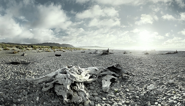 Photograph Tom Wittkemper Stony Beach on One Eyeland