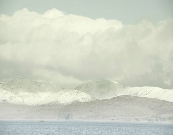 Photograph Craig Easton The Red Boat Hebrides Scotland on One Eyeland