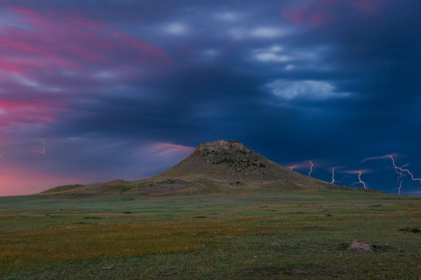Photograph Richard Steinberger Thunder Butte on One Eyeland
