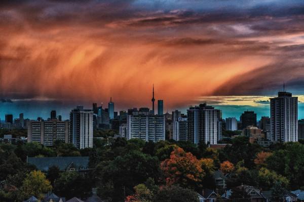 Photograph Larry Nicols Thunder Storm Toronto on One Eyeland