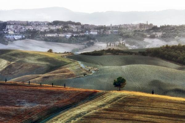 Photograph Marco Virgone Tuscany At Sunset on One Eyeland