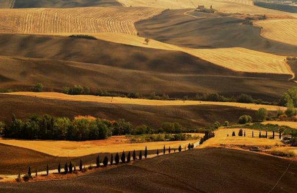 Photograph Enzo Crispino Verso Monticchiello on One Eyeland