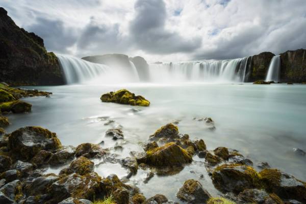 Photograph Oscar Bjarnason Waterfall Of The Gods on One Eyeland