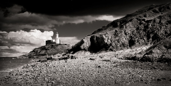Photograph John Blythe Mumbles Lighthouse on One Eyeland