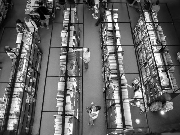 Photograph Daniel Coitinio Library on One Eyeland