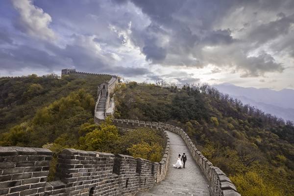 Photograph Kenneth Lee Romance In The Great Wall on One Eyeland