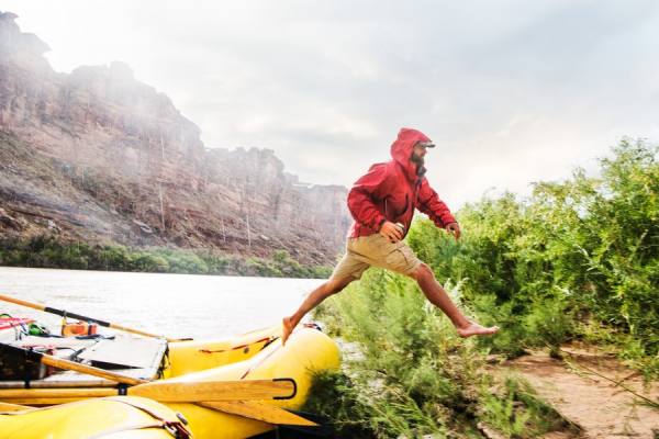 Photograph Laura Barisonzi Utah Raft Jump on One Eyeland