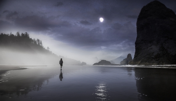 Photograph Jim Gallop Ecola Beach on One Eyeland