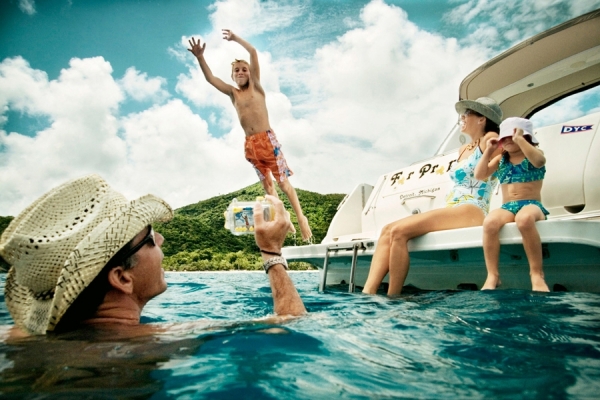 Photograph Jim Hughes Family On The Water on One Eyeland