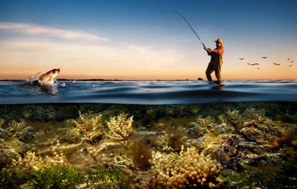 Photograph Jules Tahan Fishing on One Eyeland