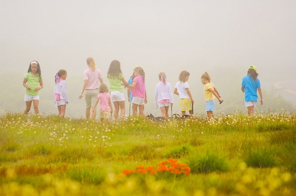 Photograph Mitchell Funk Girls In The Field on One Eyeland