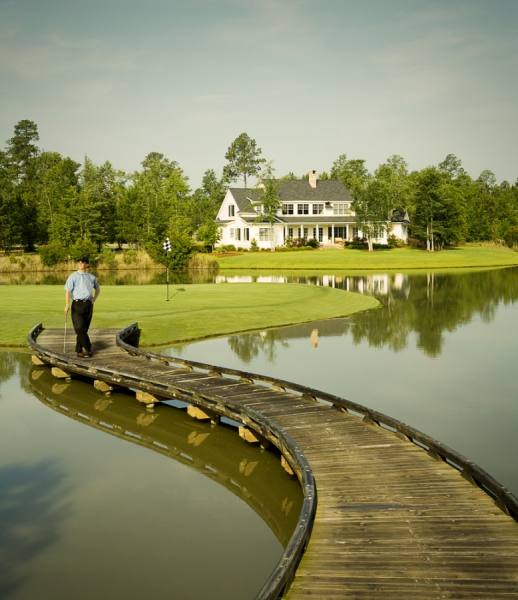 Photograph Eric Prine Golfer On Bridge on One Eyeland