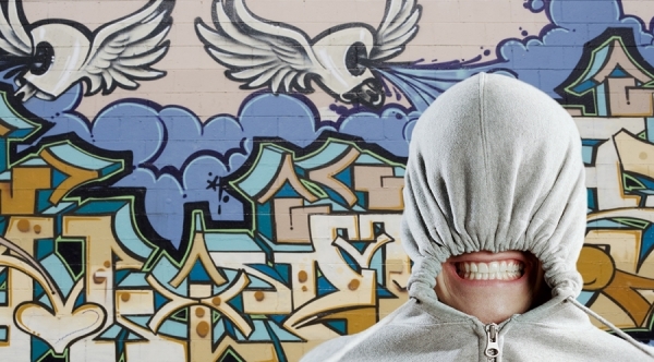 Photograph Tony Garcia Graffiti on One Eyeland