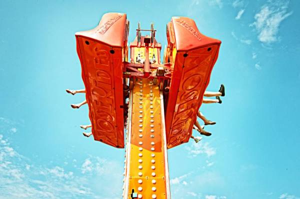 Photograph Adam Regan Hastings Fun Fair 3 on One Eyeland