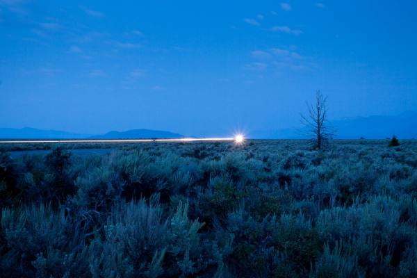 Photograph Eric Prine Headlight Trail on One Eyeland