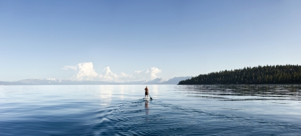Photograph Rod Mclean Jake Paddle Boarding on One Eyeland