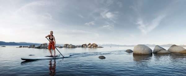 Photograph Rod Mclean Lel Paddle Boarding on One Eyeland