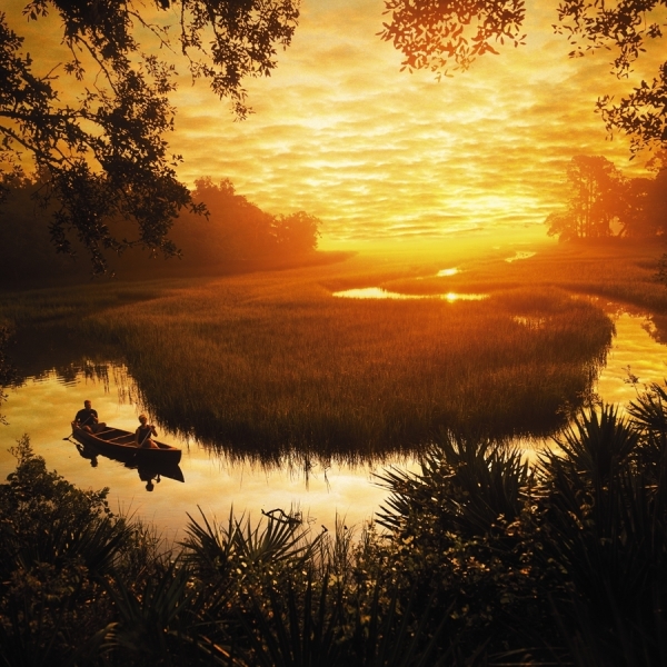 Photograph Chip Henderson Plancia Marsh Canoeists on One Eyeland