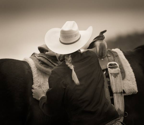 Photograph Bev Pettit Saddle Up on One Eyeland