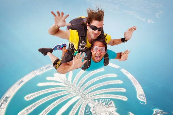 Photograph Adam Taylor Sky Dive on One Eyeland