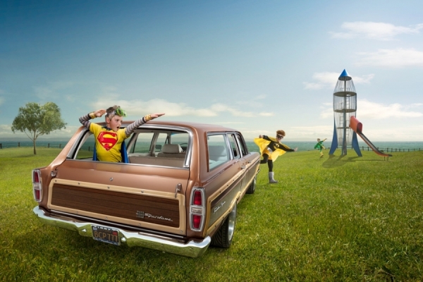 Photograph Bill Cash Super Hero Transporter on One Eyeland