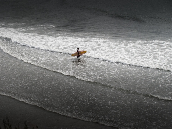 Photograph Eugenia Kyriakopoulou Surfer on One Eyeland