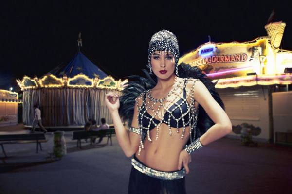 Photograph Ron Berg Vaudeville Carnival on One Eyeland