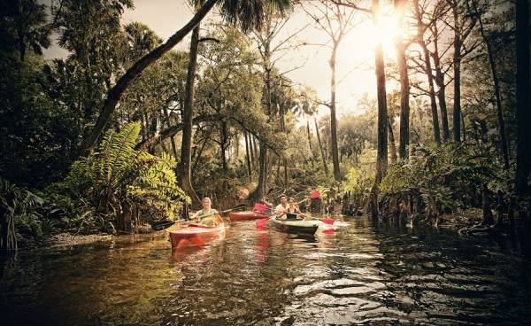 Photograph Pete Barrett Visit Florida Kayak on One Eyeland