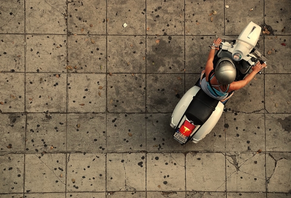 Photograph Vincenzo Sagnotti Vespa on One Eyeland