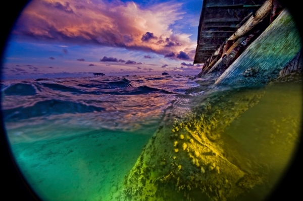 Photograph Matt Stock Stiltsville Over Under on One Eyeland