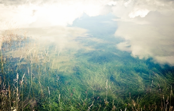 Photograph Oscar Bjarnason The Sky In The Grassy Lake on One Eyeland