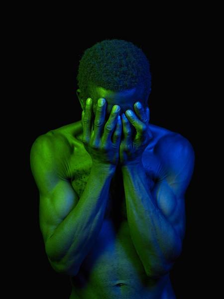 Photograph Sandro  Colored Only on One Eyeland