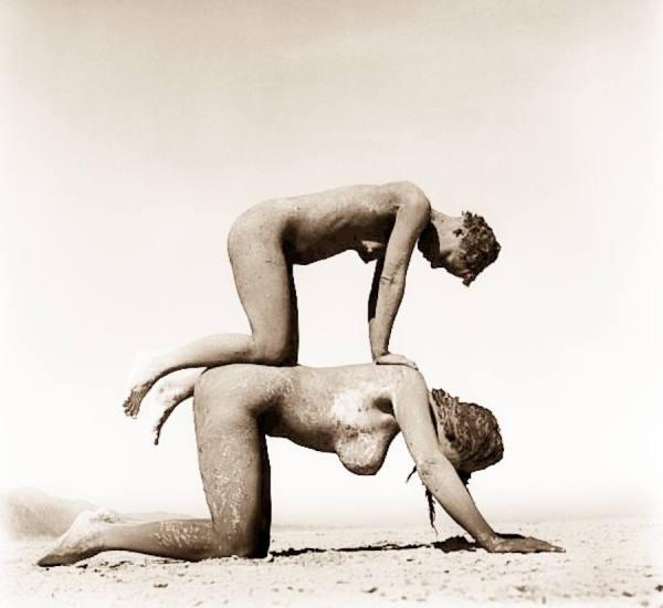 Photograph Scott Mcsorley Stacking Women on One Eyeland