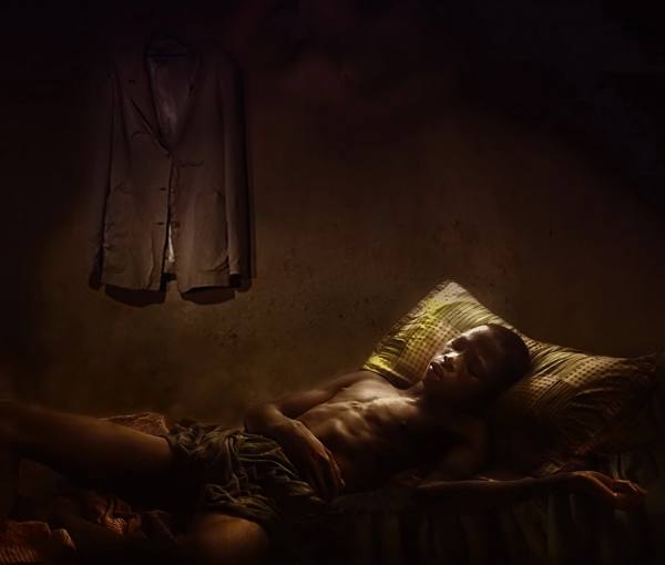 Photograph Nicolaas Porter Boy Sleeping on One Eyeland