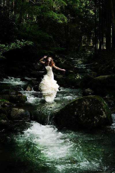 Photograph Haseo Hasegawa Fountain on One Eyeland