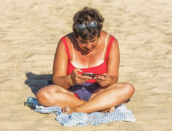 Photograph Ben Welsh Suntan on One Eyeland