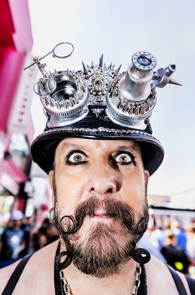 Photograph Mitchell Funk Folsom Street Fair Sf 7 on One Eyeland
