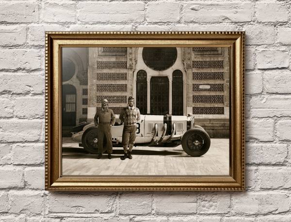 Photograph Emre Gologlu 1930s Car Racers on One Eyeland