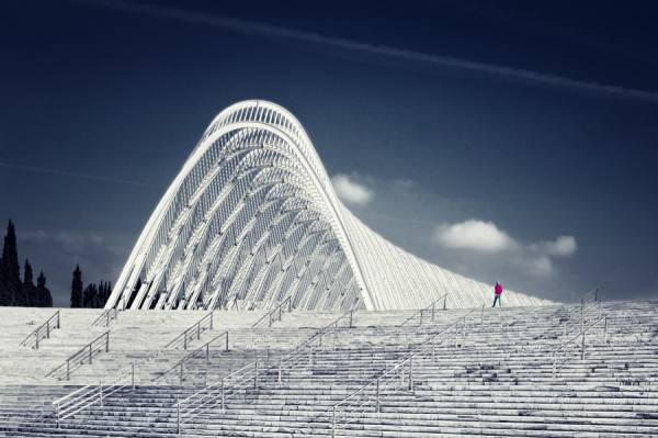 Photograph Eugenia Kyriakopoulou A Walk In The Stadium on One Eyeland