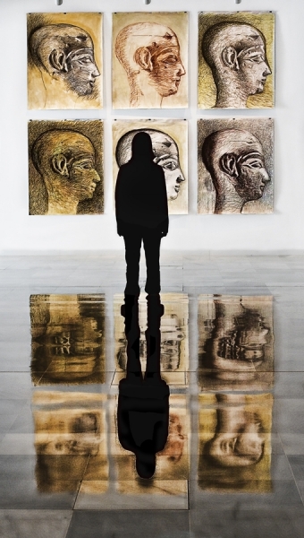 Photograph Eugenia Kyriakopoulou Amongst Heads on One Eyeland