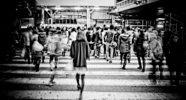Photograph Christophe Mespoulede Black Coat on One Eyeland