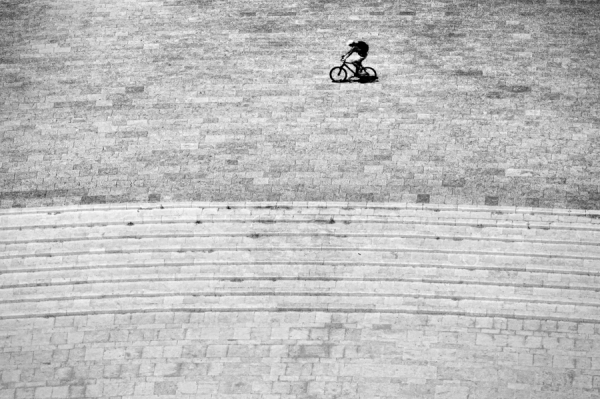 Photograph Eugenia Kyriakopoulou By Bicycle on One Eyeland