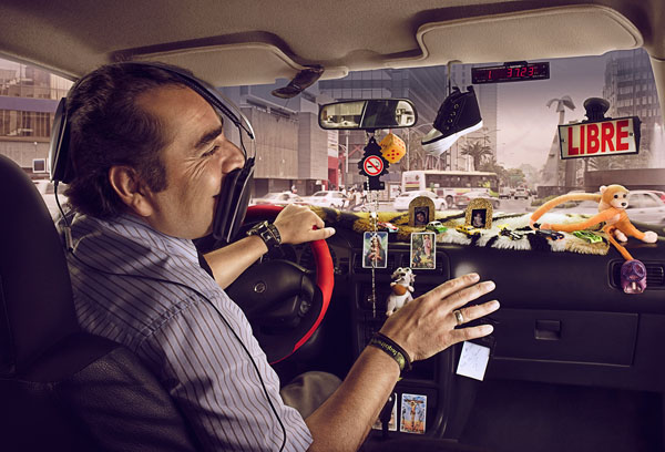 Photograph Diego Arrigoni Canceling Noise Taxi on One Eyeland
