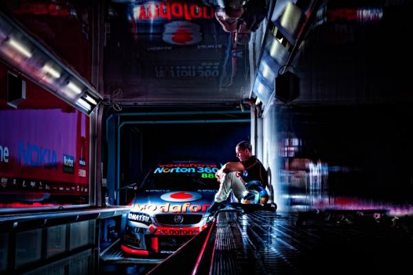 Photograph Daniel Linnet Craig Lowndes Triple Eight Racing Team on One Eyeland